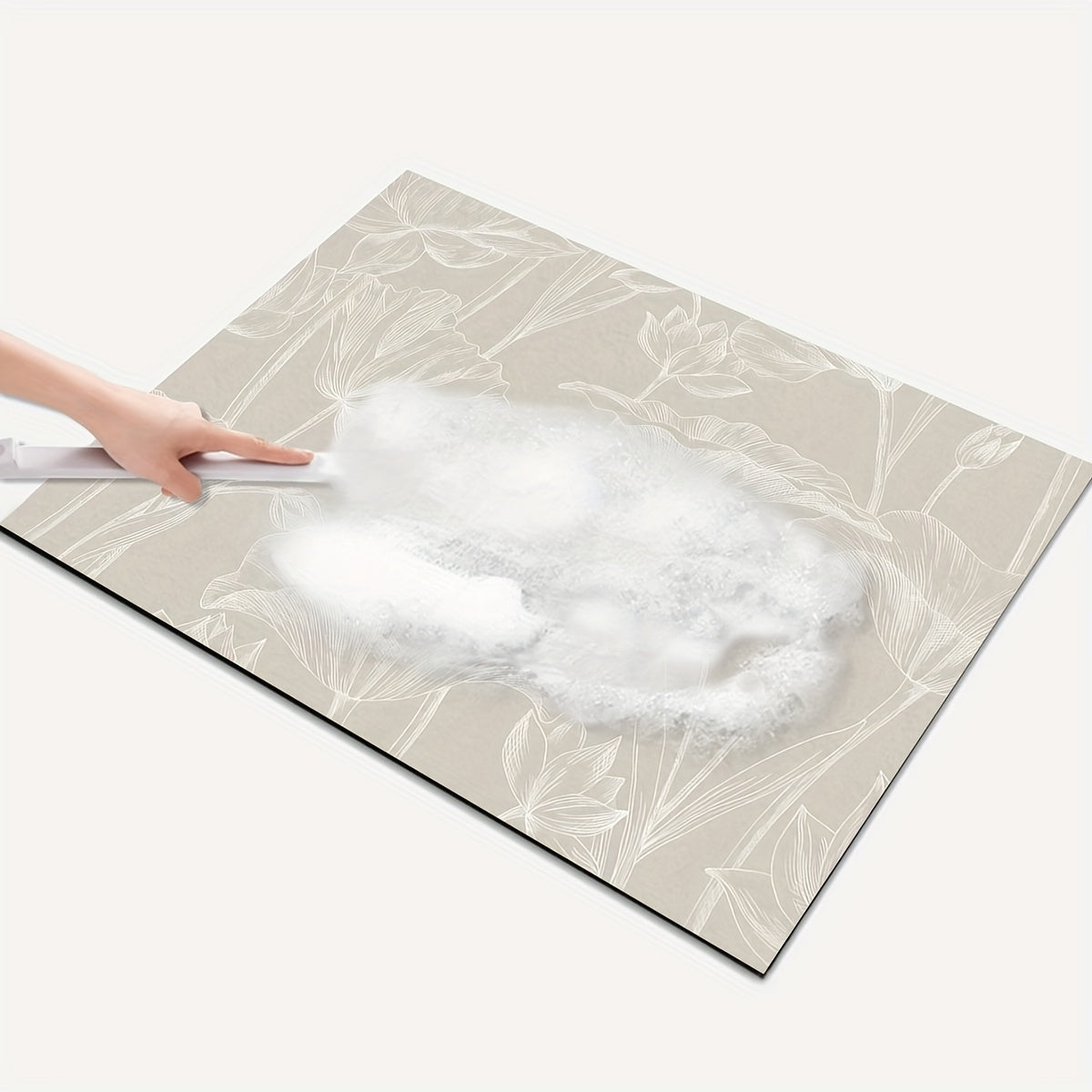 Absorbent Dish Drying Pad for Kitchen Countertop