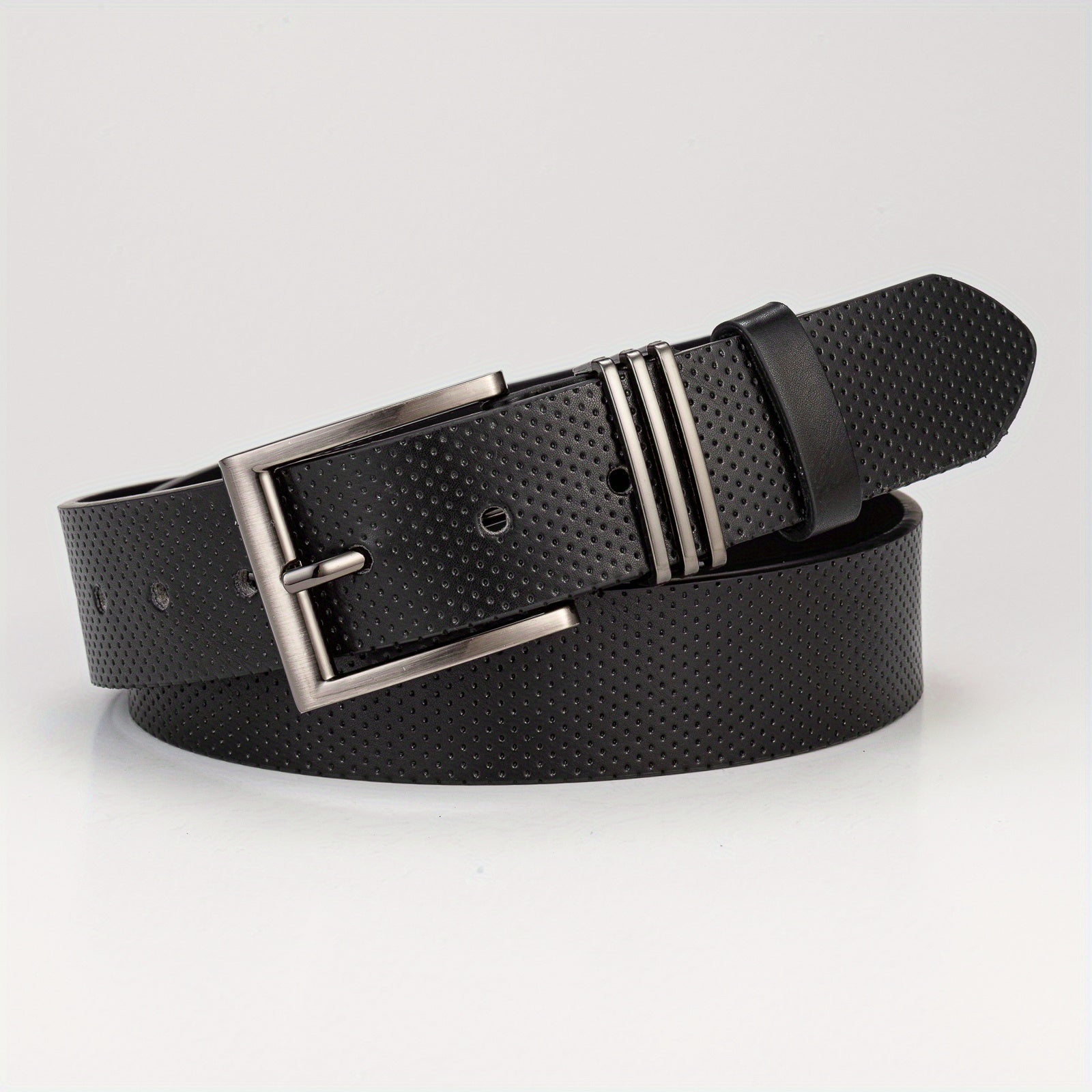 Starry Sky Metal Ring Men's Belt