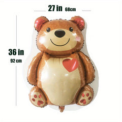 Hug Bear Foil Balloon Party Decoration Cartoon Balloon For Wedding Birthday
