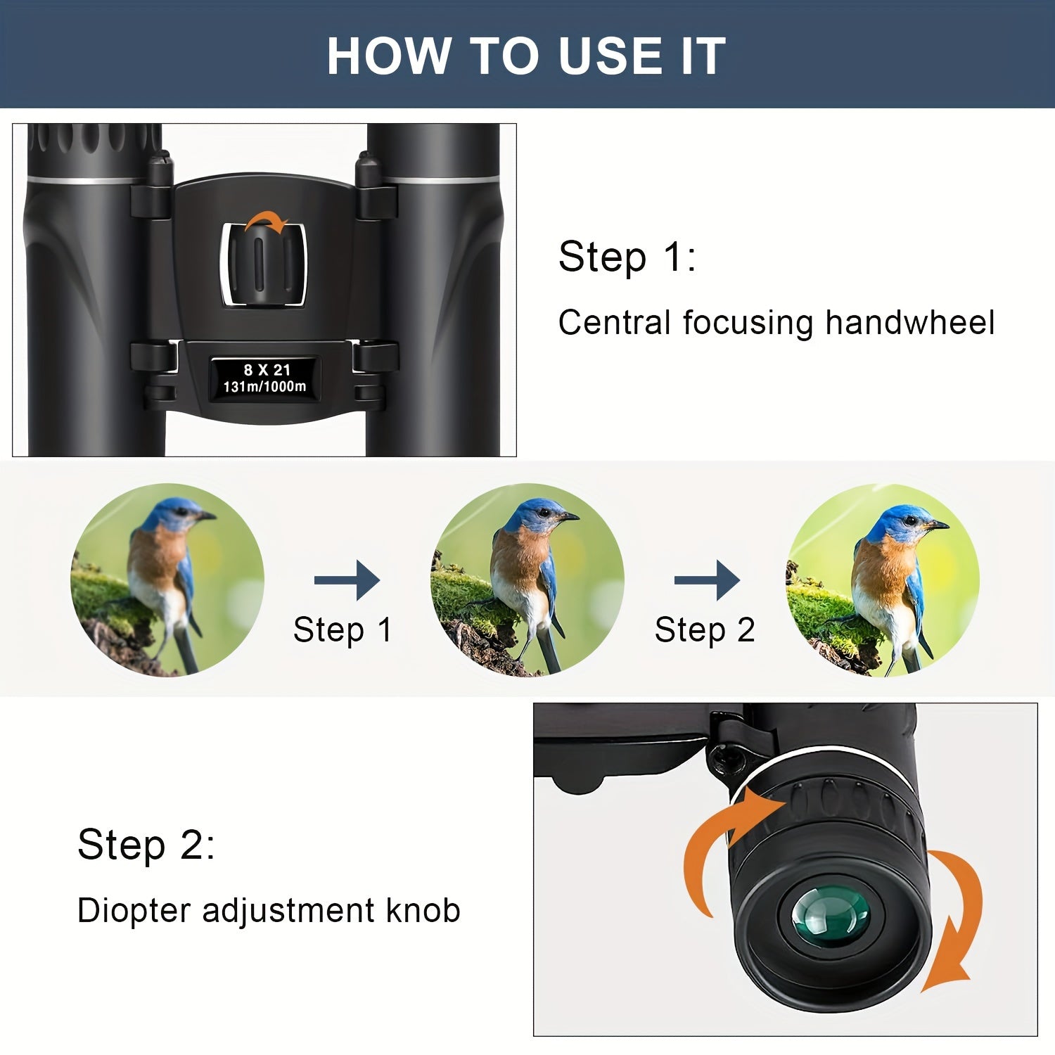 4000x25 HD Binoculars Foldable for Long distance Viewing Waterproof Fog proof