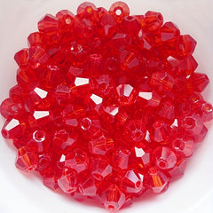3mm Crystal Rhombus Beads Colored Glass Beads String Bracelet Necklace