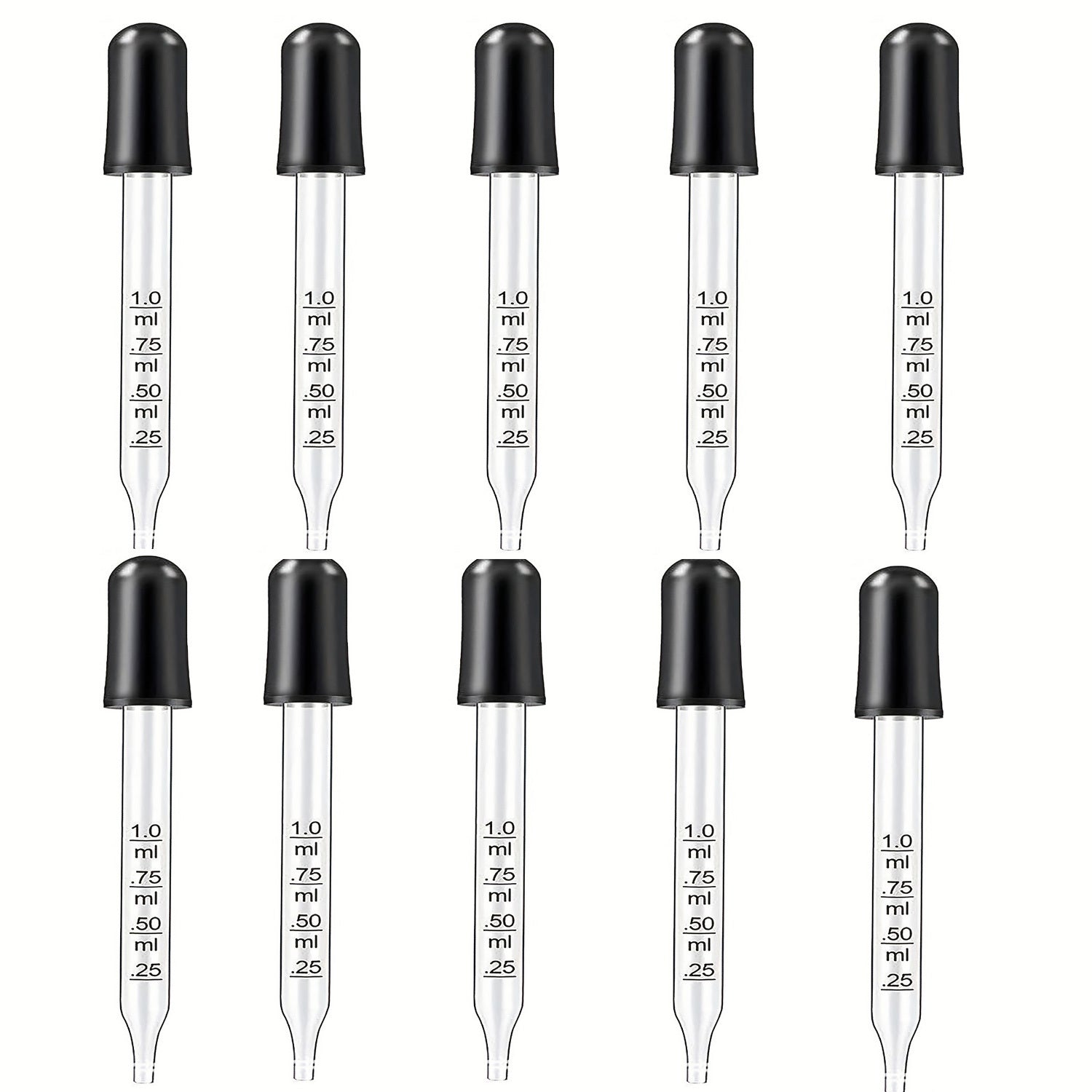 1ml Essential Oil Glass Dropper for Medical Use