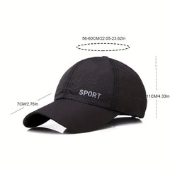 Outdoor Sunscreen Hat For Man Breathable Quick drying Baseball Cap