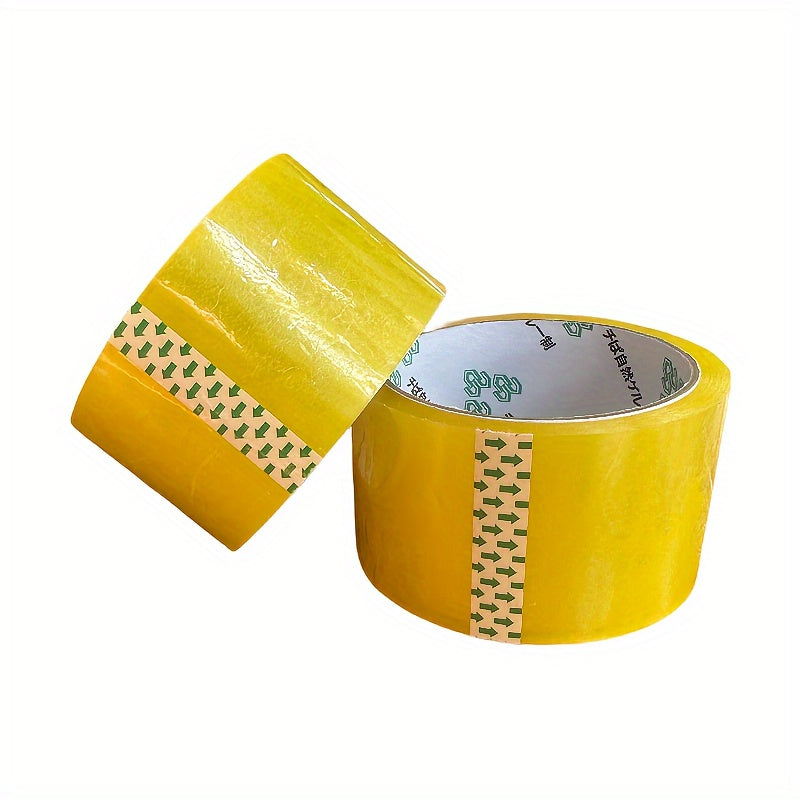 2pcs Strong Adhesive Sealing Tape Large Roll Tape for Sealing Boxes 42um