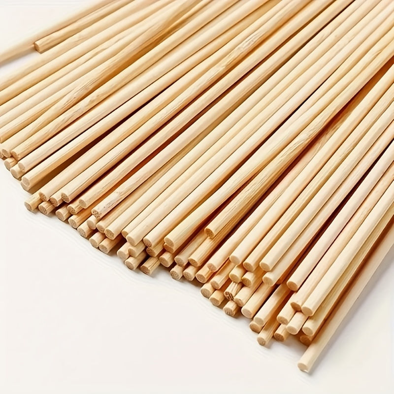 100pcs Wooden Stick 100mm 3mm Solid Wood Birch Ice Cream Stick