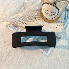Geometric Hair Claw Clip Acrylic Matte Banana Clip