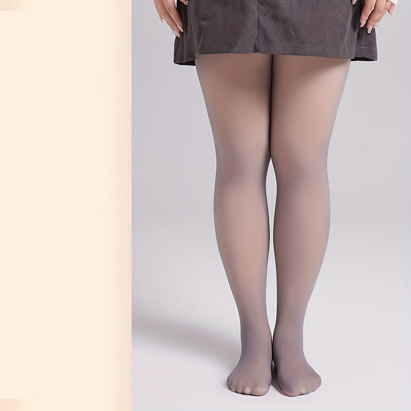 Plush Lined Tights High Waist Thermal Leggings Women's Stockings