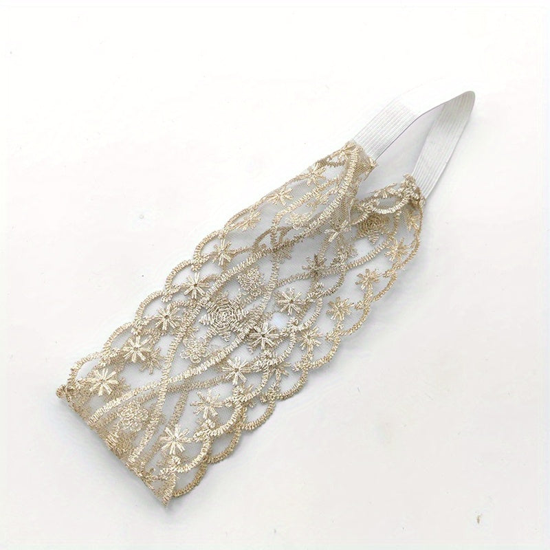 Flower Lace Elastic Hair Band Head Bundle Hair Accessories