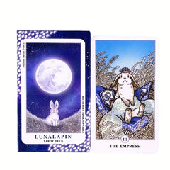 Lunalapin Rabbit Tarot Deck - Fun Tarot Game for Friends