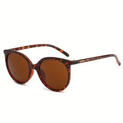 Men's Classic Cat Eye Sunglasses UV Protection with Bag