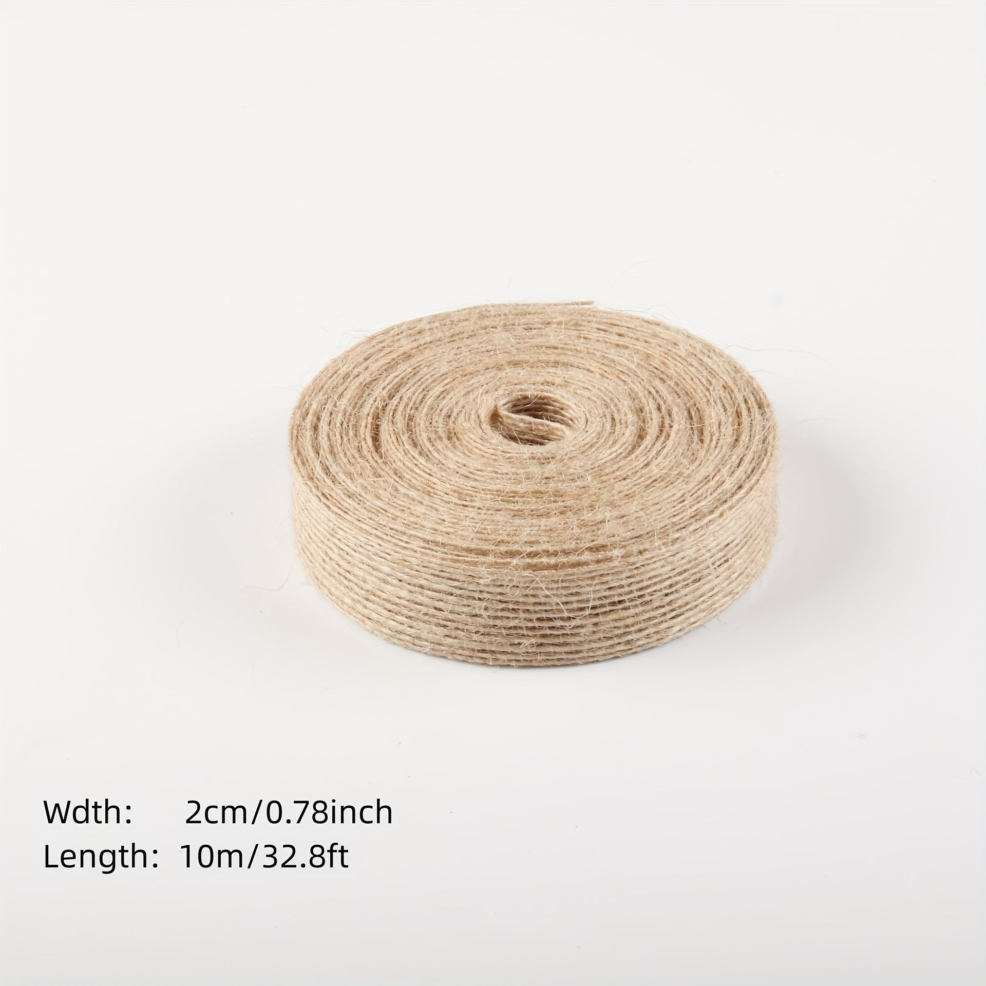 Jute Decorative Ribbon Linen Ribbon DIY Decorative Bow 10m Roll