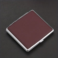 Leather Cigarette Pack 20 Split Tight Band Men's Storage Box