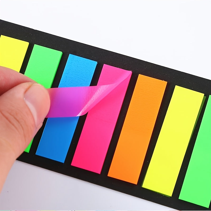 200 Sheets Colour Memo Pad Sticky Notes Bookmark Marker Sticker Paper