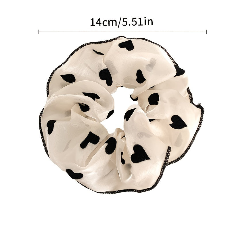 Large Satin Silk Hair Accessories Hair Ties Elastic Hair Ring Scrunchies