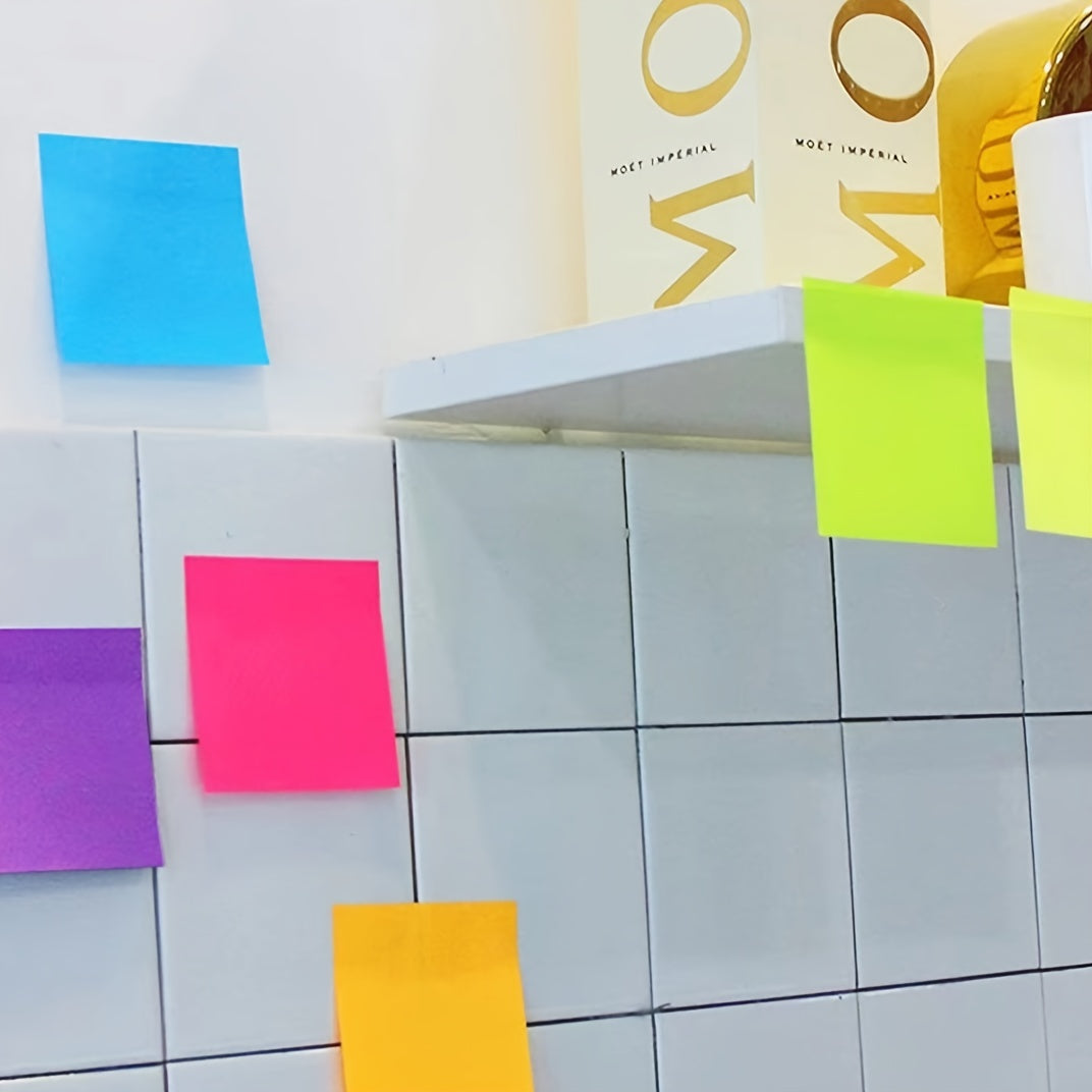 Fluorescent Sticky Notes Memo Pad Office Supplies 6 Pack