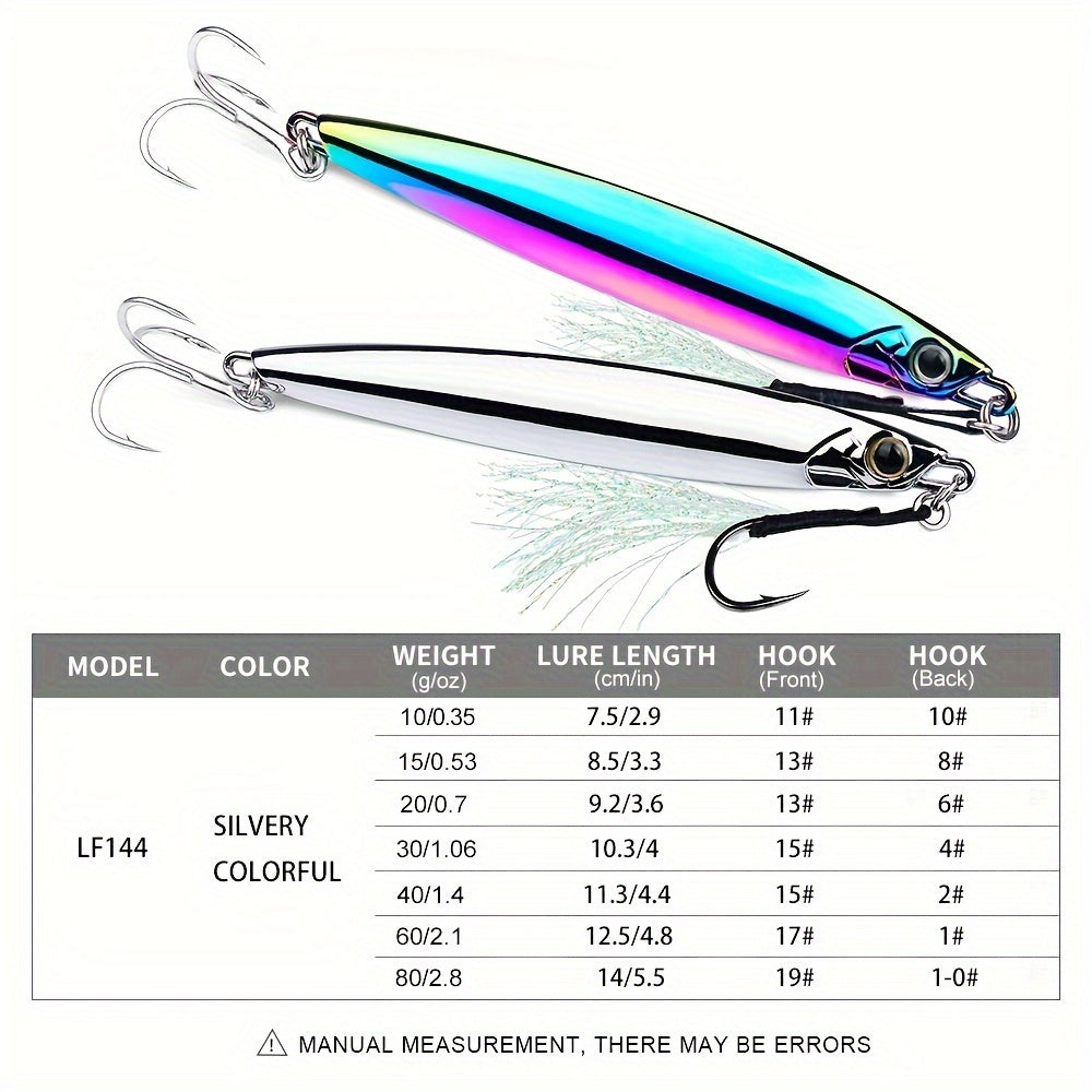 Proberos 1pc Metal Jig Fishing Lure for Saltwater