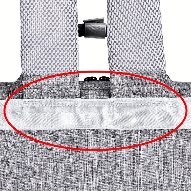 Casual Backpack USB Charging Port Large Waterproof Computer Bag