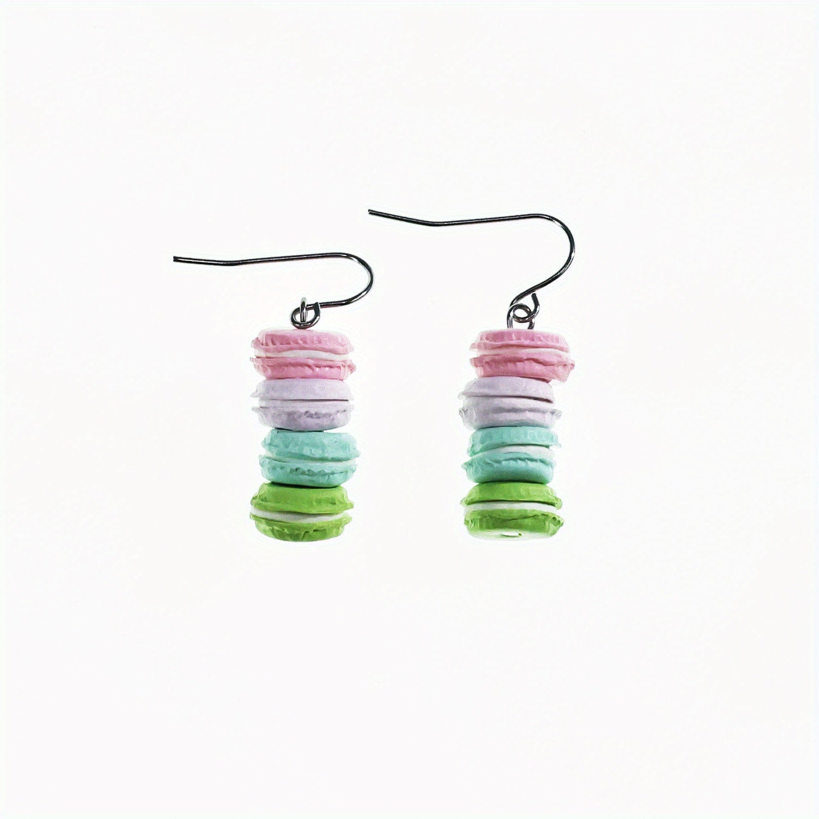 Cute Multicolored Macaroon Stack Earrings for Girls