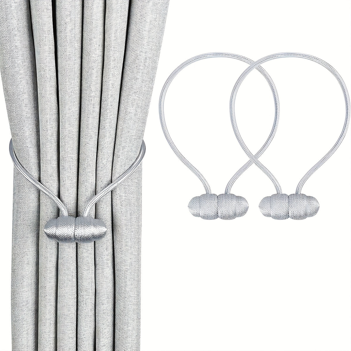 2pcs Magnetic Curtain Tieback Modern Curtain Holdback