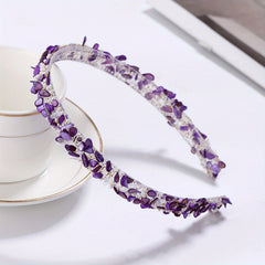 Colorful Crystal Crackle Headband Hair Accessories