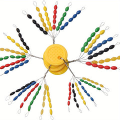 Colorful Rubber Space Bean Bobber Stopper for Accurate Casting