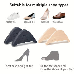 Women's Forefoot Insert Pads High Heels Toe Plug Insoles Pain Relief
