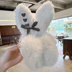 Cozy Rabbit Ears Plush Ear Warmers for Women Winter