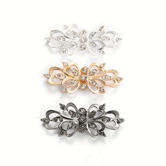 Alloy Inlaid Glass Button for Fur Coat Decoration
