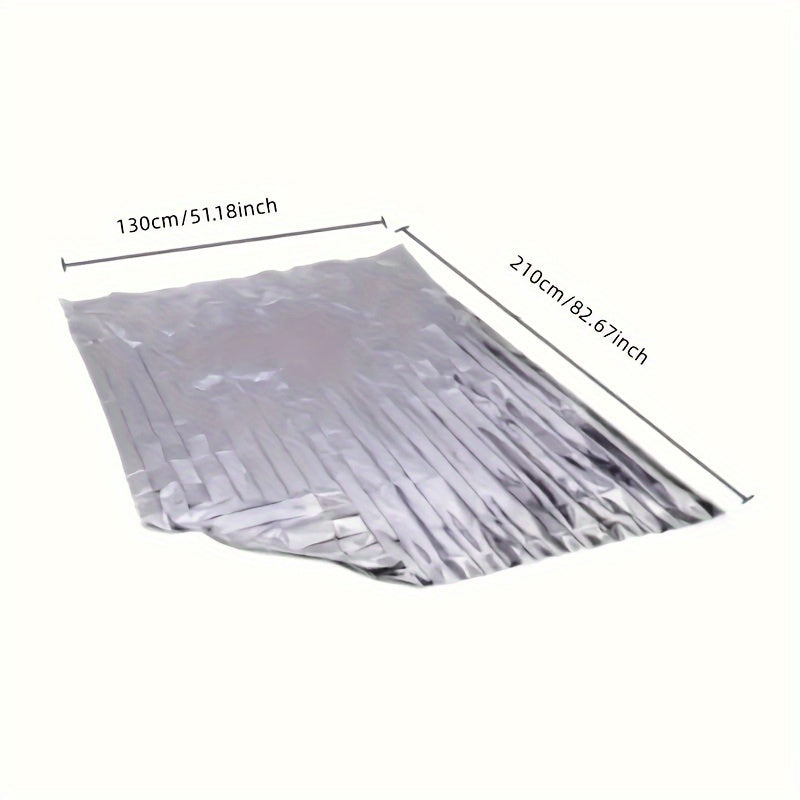 2pcs Camping First Aid Foil Blankets Insulated Waterproof Windproof