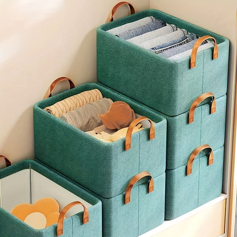1PC Foldable Storage Box Large Capacity Clothes Trousers Storage Basket