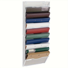 Mesh Office File Organizer 12 Pocket Vertical Hanging File Storage