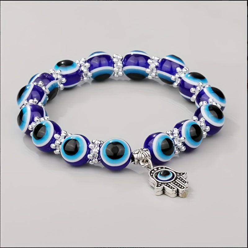Devil's Eye Charm Bracelet Good Luck Anniversary Birthday Friendship Gift