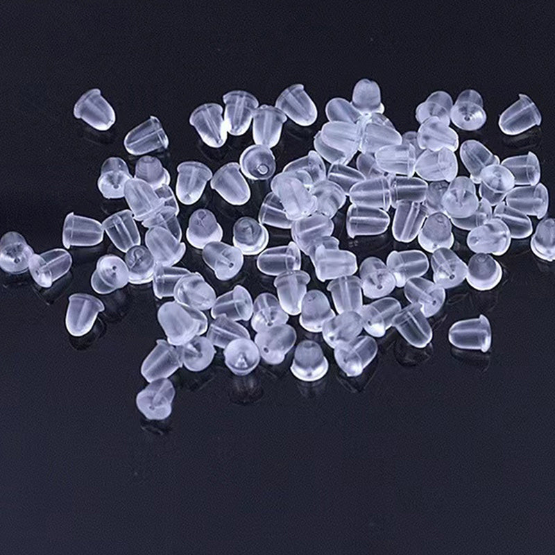 50-100pcs Earring Backings Earbud Back DIY Accessories