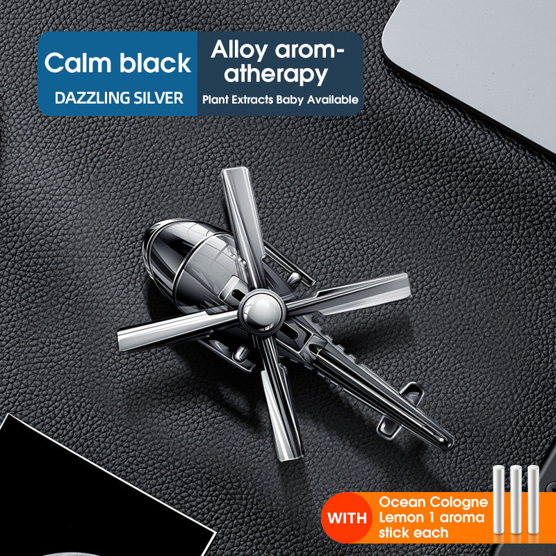 Helicopter Car Aromatherapy Ornament Air Freshener