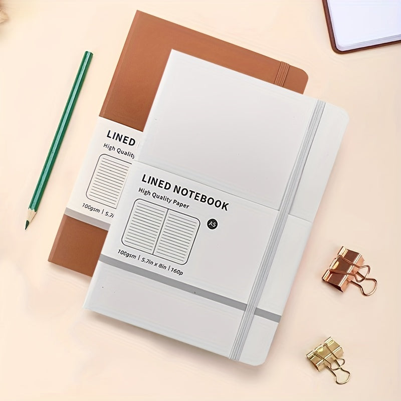 A5 Hardcover Notebook Horizontal Line Inner Page Business Office Notepad