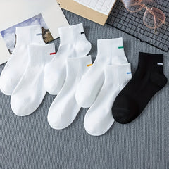 Women's Comfy Sports Socks 7 Pairs Short Breathable Stockings Hosiery