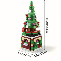 Christmas Series Small Assembly Building Blocks Santa Claus Toy for Children