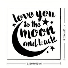 13CM Circle Stencil Template for DIY Crafts Painting on Wood Canvas F