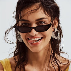 Y2K Cat Eye Sunglasses UV400 Sun Shades for Beach Party Club