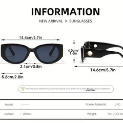 Round Sunglasses For Women Men Hollow Temple Glasses UV400