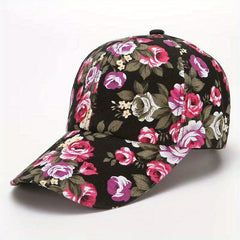 Peony Flower Baseball Cap Sun Hat for Women