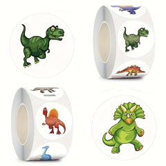 500pcs Dinosaur Thank You Stickers DIY Sealing Labels