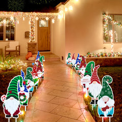 6pcs Christmas Yard Sign Decor Set - Outdoor Holiday Props