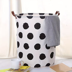 Foldable Laundry Hamper Waterproof Fabric Dirty Clothes Storage