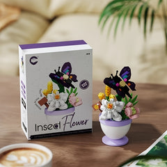 Flower Kingdom Bonsai Assembly Blocks for Kids - Indoor Table Decor