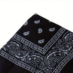 Paisley Print Bandana Hip Hop Square Scarf Handkerchief Cowboy Cowgirl