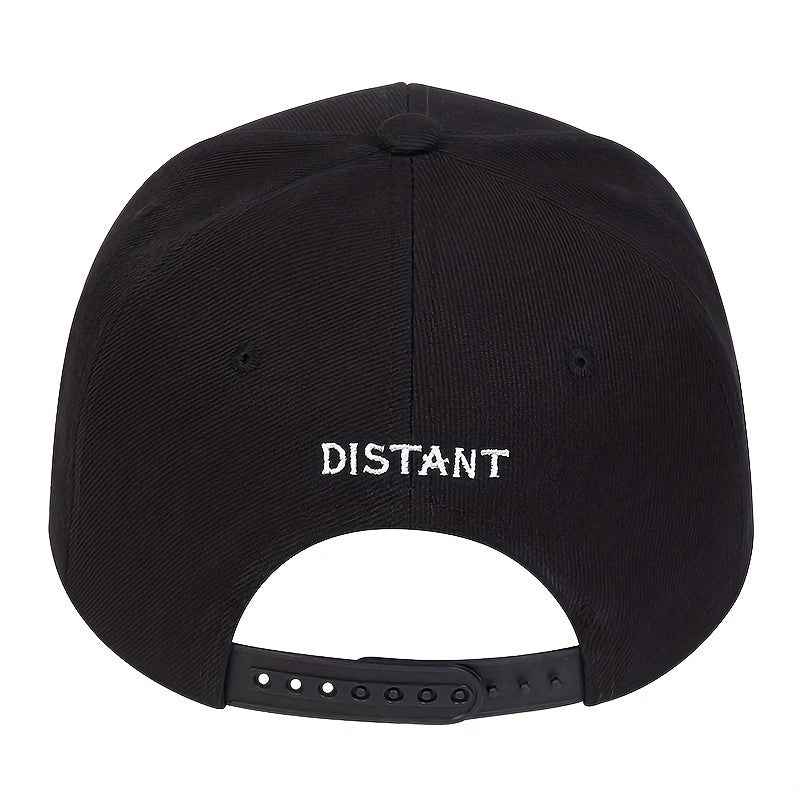 Cartoon Embroidery Flat Brim Baseball Cap