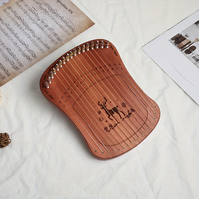 17 String Harpika Lyre Harp: Easy Music Learning