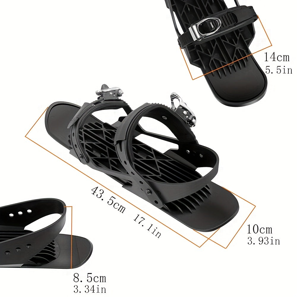 Mini Ski Skates Sled Snow Equipment Ski Boots Mini Ski Boards