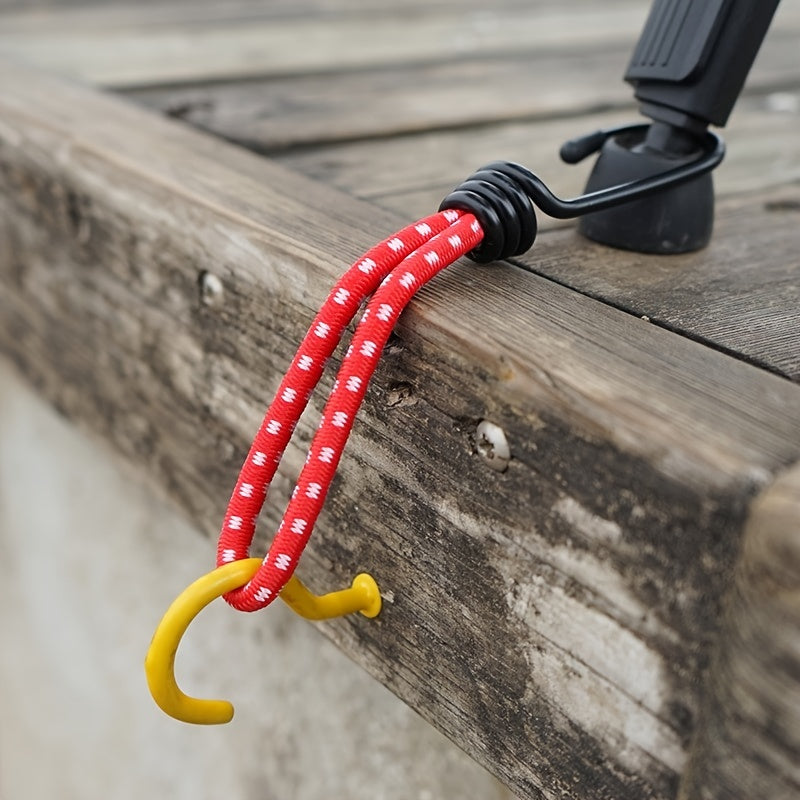 Heavy Duty 3pcs Bungee Cords With Hooks For Tarps Tents Trucks Boats